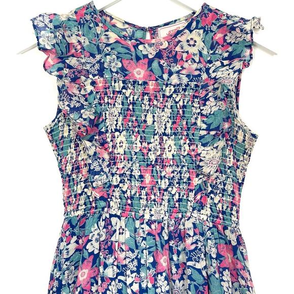 Banjanan Iris Smocked Floral-Print Maxi Dress - Picture 4 of 12